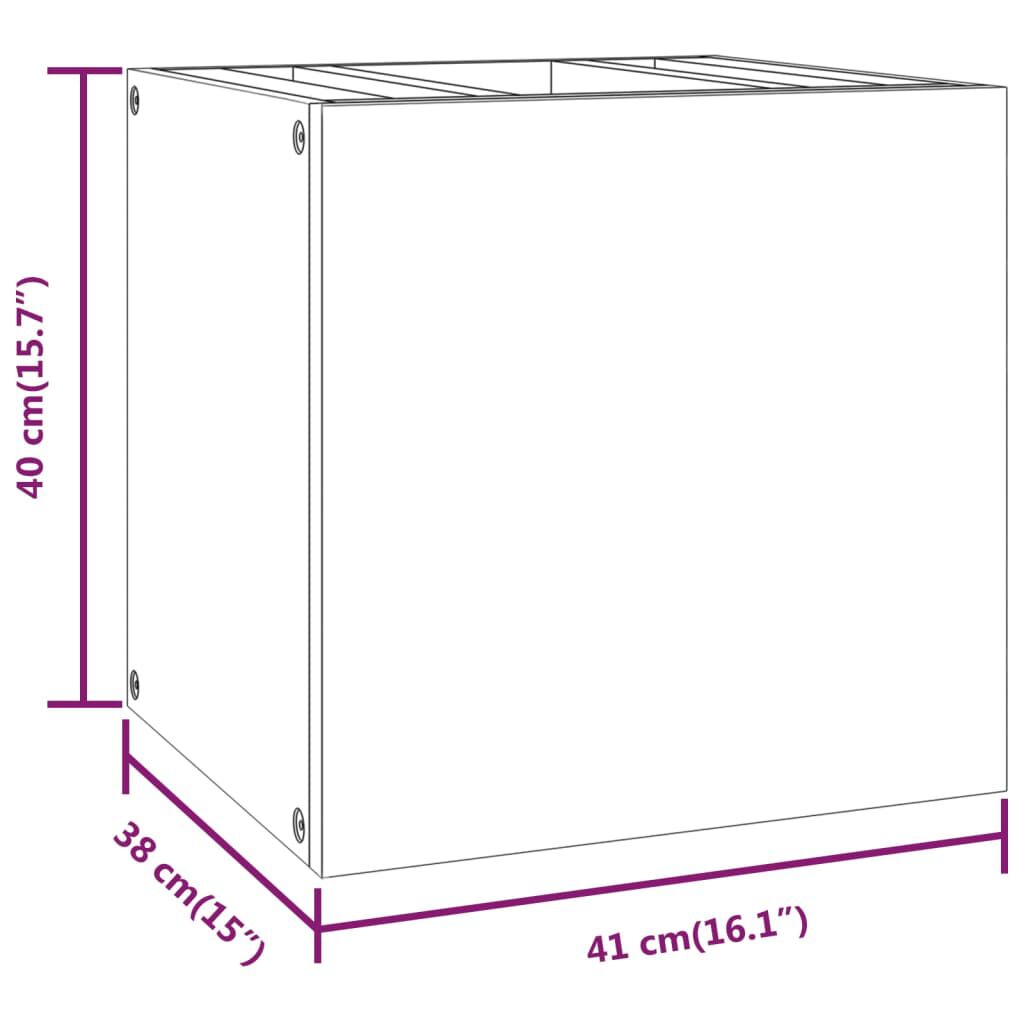 vidaXL Ντουλάπι Μπάνιου Επιτοίχιο 41x38x40 εκ. από Μασίφ Ξύλο Teak