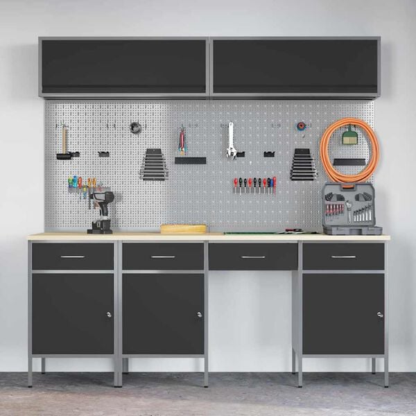 vidaXL &Sigma;&epsilon;&tau; &Nu;&tau;&omicron;&upsilon;&lambda;ά&pi;&alpha;&sigmaf; &Epsilon;&rho;&gamma;&alpha;&sigma;ί&alpha;&sigmaf; &mu;&epsilon; &sigma;&upsilon;&rho;&tau;ά&rho;&iota; &mu;&epsilon; &alpha;&pi;&omicron;&theta;ή&kappa;&epsilon;&upsilon;&sigma;&eta; 10 pcs &Mu;&alpha;ύ&rho;&omicron;