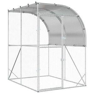 vidaXL &Kappa;&omicron;&tau;έ&tau;&sigma;&iota; &Alpha;&sigma;&eta;&mu;ί 200 x 200 x 215 &epsilon;&kappa; &Gamma;&alpha;&lambda;&beta;&alpha;&nu;&iota;&sigma;&mu;έ&nu;&omicron;&sigmaf; &Chi;ά&lambda;&upsilon;&beta;&alpha;&sigmaf;