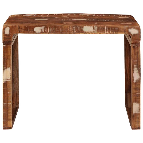 vidaXL End Table 60 x 35 x 46 εκ Στερεό ανακτημένο ξύλο
