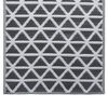 vidaXL Χαλί εξωτερικού χώρου ARAKIL Μαύρο 80x150 cm PP