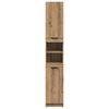 vidaXL Ντουλάπι μπάνιου Artisan Oak 32x34x188,5 cm Κατασκευασμένο ξύλο