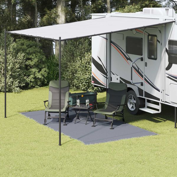 vidaXL Αξεσουάρ Σκηνής Μπλε-γκρι Πολυεστέρας 200 x 400 εκ. Πτυσσόμενο