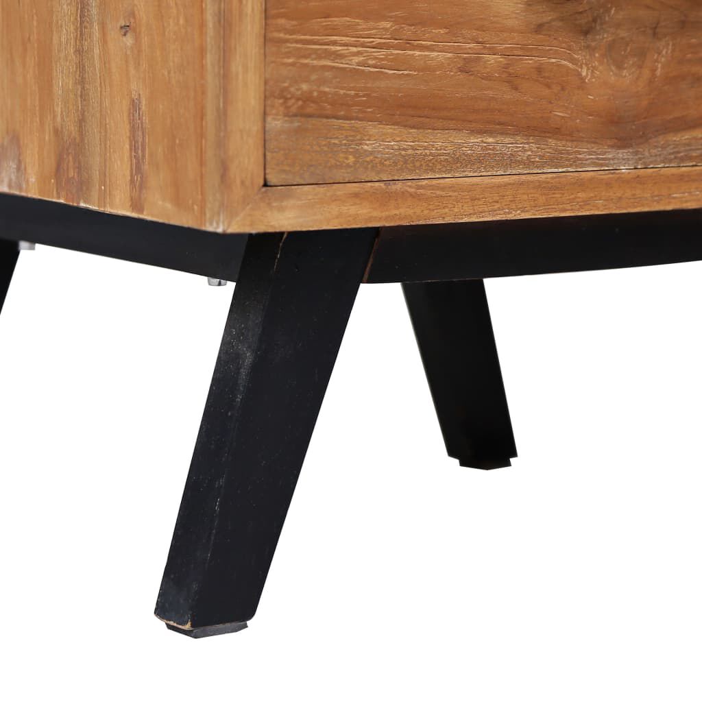 vidaXL Κομοδίνο 40 x 35 x 55 εκ. από Μασίφ Ξύλο Teak