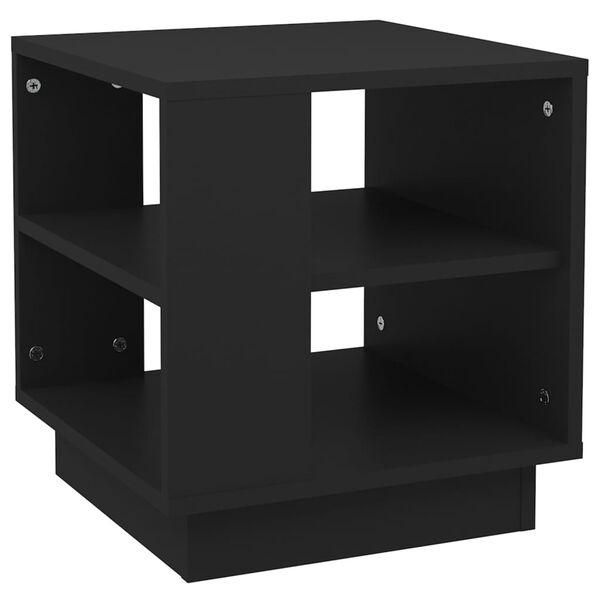 vidaXL Τραπεζάκι Σαλονιού Μαύρο 40x40x43 εκ. από Επεξεργασμένο Ξύλο