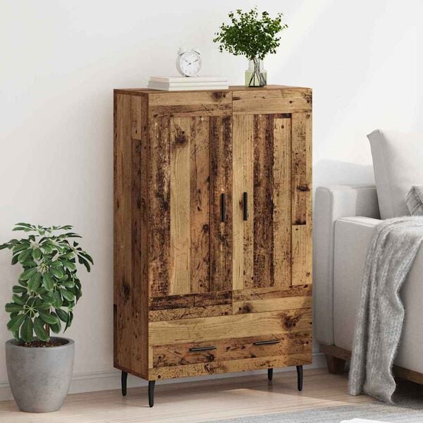 vidaXL Highboard &Pi;&alpha;&lambda;&iota;ό &Xi;ύ&lambda;&omicron; 69,5 x 31 x 115 &epsilon;&kappa;. &Epsilon;&pi;&epsilon;&xi;&epsilon;&rho;&gamma;&alpha;&sigma;&mu;έ&nu;&omicron; &xi;ύ&lambda;&omicron;