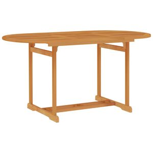 vidaXL &Tau;&rho;&alpha;&pi;έ&zeta;&iota; &Kappa;ή&pi;&omicron;&upsilon; 150 x 90 x 75 &epsilon;&kappa;. &Mu;&alpha;&sigma;ί&phi; &Xi;ύ&lambda;&omicron; Teak