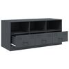 vidaXL Έπιπλο Τηλεόρασης Ανθρακί 99x39x44 εκ. από Χάλυβα