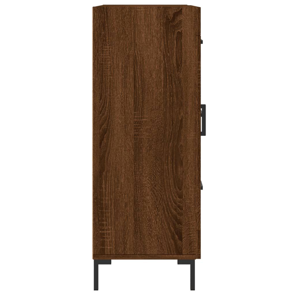 vidaXL Ντουλάπι Καφέ Δρυς 69,5 x 34 x 90 εκ. Επεξεργασμένο Ξύλο