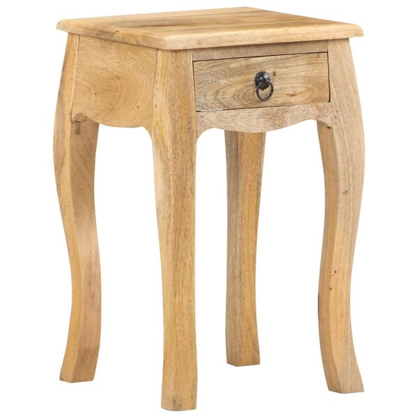 vidaXL Κομοδίνο 28 x 28 x 46 εκ. από Μασίφ Ξύλο Μάνγκο