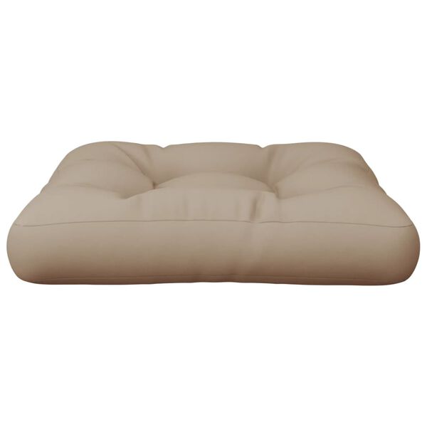 vidaXL Μαξιλάρι Παλέτας Taupe 60 x 60 x 12 εκ. Υφασμάτινο