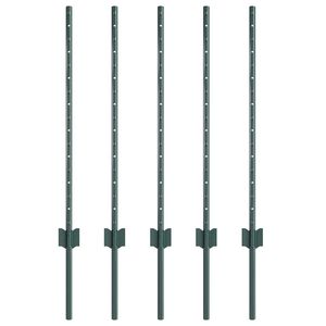 vidaXL &Epsilon;&nu;&sigma;&omega;&mu;&alpha;&tau;&omega;&mu;έ&nu;&omicron;&sigmaf; &Pi;ό&lambda;&omicron;&sigmaf; &Phi;&rho;ά&chi;&tau;&eta; 5 pcs &Pi;&rho;ά&sigma;&iota;&nu;&omicron; 120 cm
