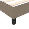 vidaXL Σκελετός Κρεβατιού Χωρίς Στρώμα Taupe 140x190 εκ. Υφασμάτινο