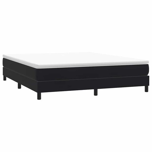 vidaXL Box Spring Κρεβάτι χωρίς στρώμα Μαύρο 180x220 cm Velvet