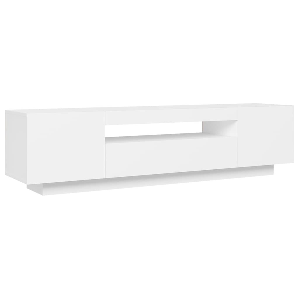 vidaXL Έπιπλο Τηλεόρασης με LED Γκρι 160x35x40 εκ.