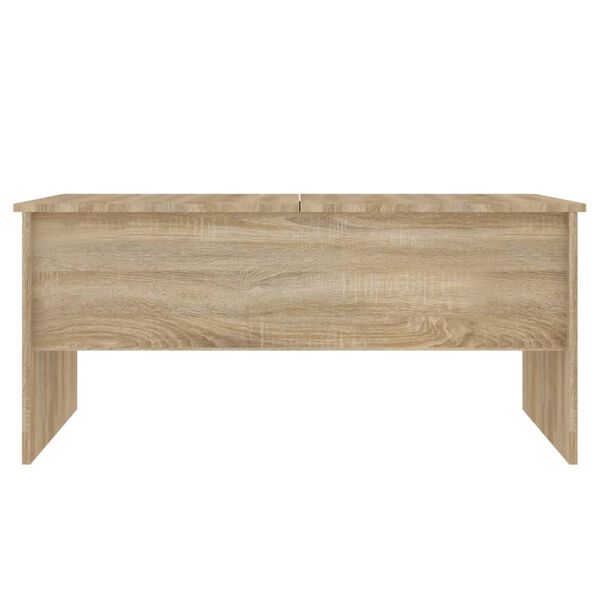 vidaXL Τραπεζάκι Σαλονιού Sonoma Δρυς 102x50,5x46,5 εκ. Επεξεργ. Ξύλο