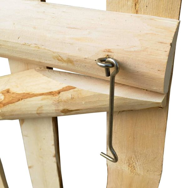 vidaXL Πόρτα Φράχτη Μονή 100 x 120 εκ. από Ξύλο Φουντουκιάς