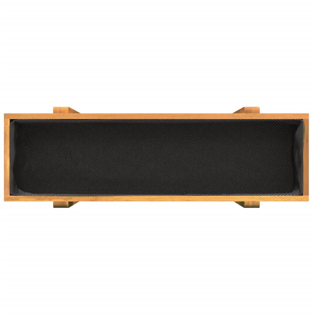 vidaXL Ζαρντινιέρα Υπερυψωμένη 90 x 30 x 75 εκ. Μασίφ Ξύλο Ακακίας