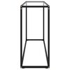 vidaXL Τραπέζι Κονσόλα Διαφανές 120 x 35 x 75 εκ. από Ψημένο Γυαλί