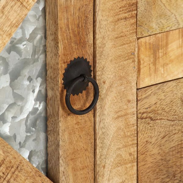 vidaXL Κονσόλα 110 x 30 x 74 εκ. από Ακατέργαστο Ξύλο Μάνγκο