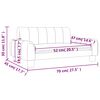 vidaXL Καναπές Παιδικός Καφέ 70 x 45 x 30 εκ. από Συνθετικό Δέρμα