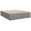 vidaXL &Kappa;&rho;&epsilon;&beta;ά&tau;&iota; Boxspring &mu;&epsilon; &Sigma;&tau;&rho;ώ&mu;&alpha; Taupe 180x200 &epsilon;&kappa;. &Upsilon;&phi;&alpha;&sigma;&mu;ά&tau;&iota;&nu;&omicron;