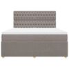 vidaXL &Kappa;&rho;&epsilon;&beta;ά&tau;&iota; Boxspring &mu;&epsilon; &Sigma;&tau;&rho;ώ&mu;&alpha; Taupe 180x200 &epsilon;&kappa;. &Upsilon;&phi;&alpha;&sigma;&mu;ά&tau;&iota;&nu;&omicron;