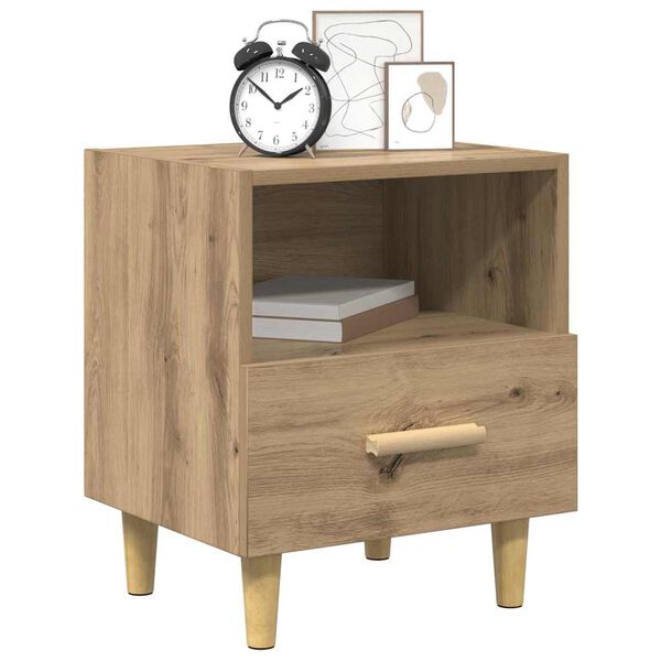 vidaXL &Kappa;&omicron;&mu;&omicron;&delta;ί&nu;&omicron; 2 pcs Artisan Oak 40 x 35 x 47 &epsilon;&kappa;. &Epsilon;&pi;&epsilon;&xi;&epsilon;&rho;&gamma;&alpha;&sigma;&mu;έ&nu;&omicron; &xi;ύ&lambda;&omicron;