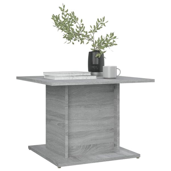 vidaXL Τραπεζάκι Σαλονιού Γκρι Sonoma 55,5x55,5x40 εκ. Επεξεργ. Ξύλο