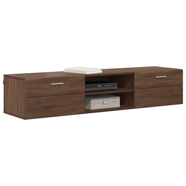 vidaXL Ντουλάπι TV Καφέ δρυς 150 x 39 x 30 εκ Επεξεργασμένο ξύλο