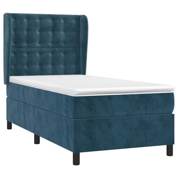 vidaXL &Kappa;&rho;&epsilon;&beta;ά&tau;&iota; Boxspring &mu;&epsilon; &Sigma;&tau;&rho;ώ&mu;&alpha; &Sigma;&kappa;&omicron;ύ&rho;&omicron; &Mu;&pi;&lambda;&epsilon; 90x200 &epsilon;&kappa;. &Beta;&epsilon;&lambda;&omicron;ύ&delta;&iota;&nu;&omicron;