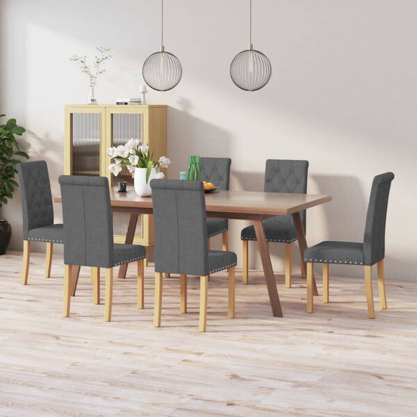 vidaXL &Kappa;&alpha;&rho;έ&kappa;&lambda;&epsilon;&sigmaf; &Tau;&rho;&alpha;&pi;&epsilon;&zeta;&alpha;&rho;ί&alpha;&sigmaf; 6 &tau;&epsilon;&mu;. &Sigma;&kappa;&omicron;ύ&rho;&omicron; &Gamma;&kappa;&rho;&iota; &Upsilon;&phi;&alpha;&sigma;&mu;ά&tau;&iota;&nu;&epsilon;&sigmaf;