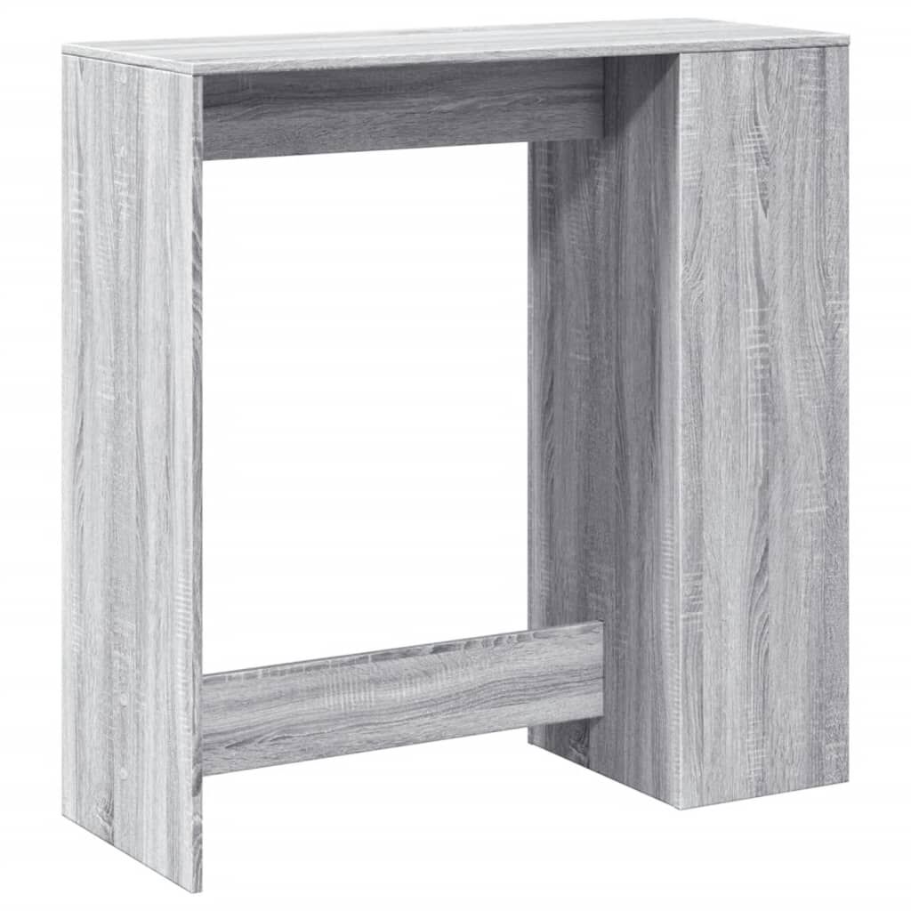 vidaXL Τραπέζι Μπαρ Γκρι Sonoma 101x40x103,5 εκ. από Επεξεργ. Ξύλο