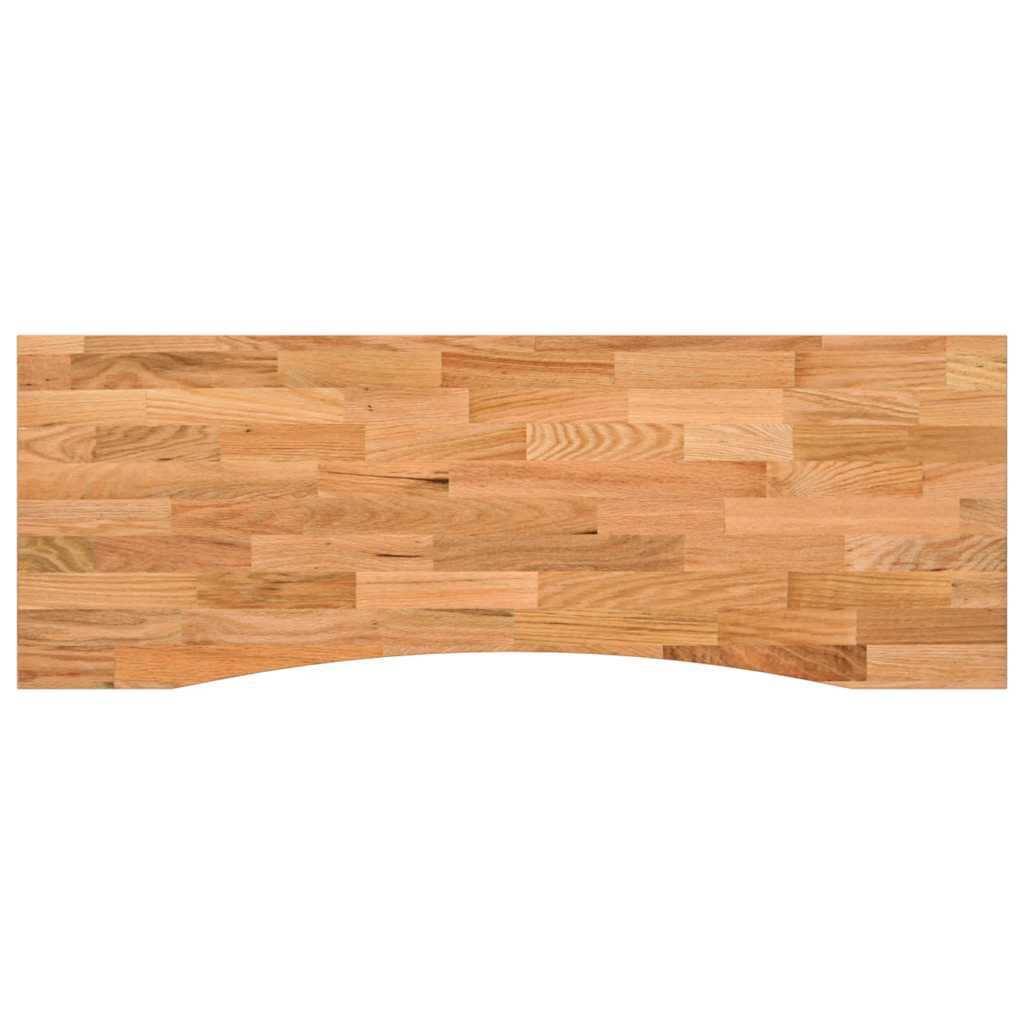 vidaXL Επιφάνεια Τραπεζιού Ορθογώνιος 140x50x2,5 εκ. Μασίφ Ξύλο Δρυός