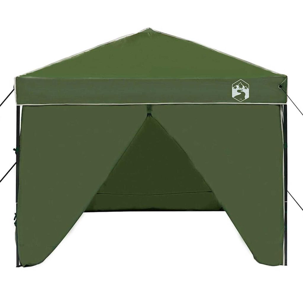 vidaXL Σκηνή Canopy Pop-up Πράσινο 250 x 250 cm ύφασμα