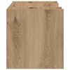 vidaXL Οργανωτής Γραφείου Μαύρη δρυς 44.5 x 24 x 25 εκ