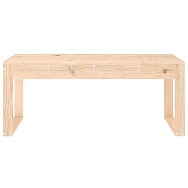 vidaXL Παγκάκι Κήπου 110 x 38 x 45 εκ. από Μασίφ Ξύλο Πεύκου