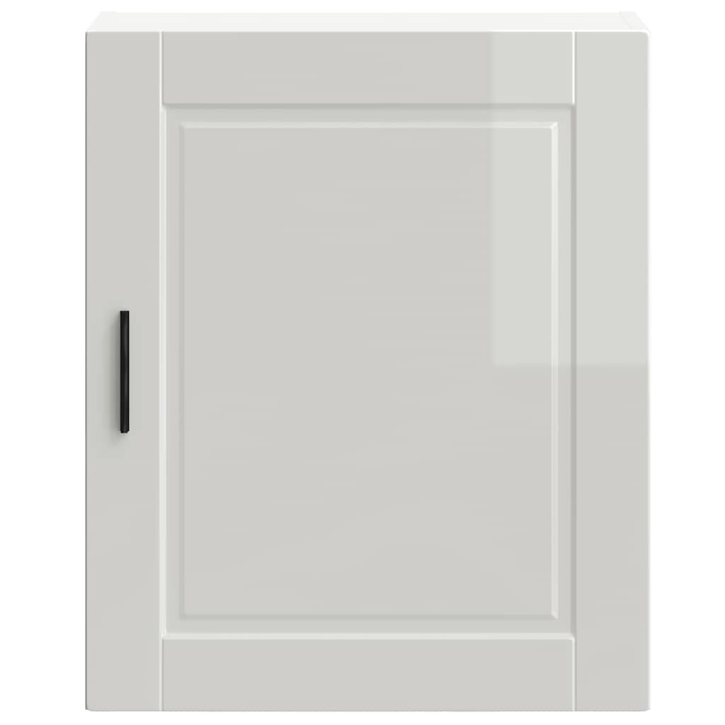vidaXL ντουλάπια τοίχου κουζίνας 2 τεμάχια "Porto" High Gloss White