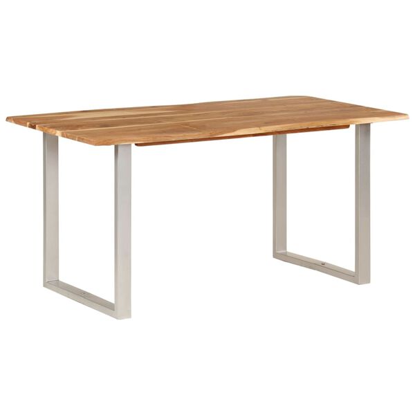vidaXL Τραπεζαρία 154x80x76 εκ. από Μασίφ Ξύλο Ακακίας