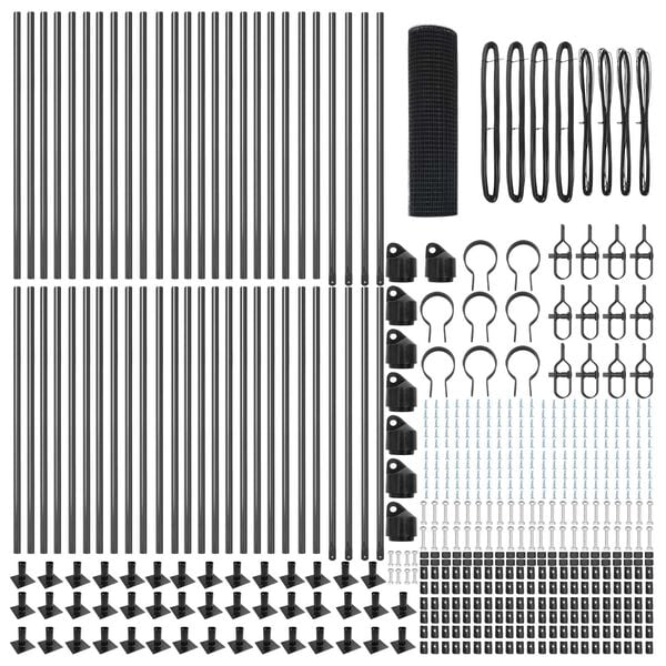 vidaXL &Sigma;&tau;ύ&lambda;&omicron;&sigmaf; &Pi;&epsilon;&rho;&iota;&phi;&rho;ά&xi;&epsilon;&omega;&nu; &Gamma;&kappa;&rho;&iota; 100 x 0,5 &mu; (25 x 25 mm &delta;&iota;&chi;&tau;&upsilon;&omicron;ύ)