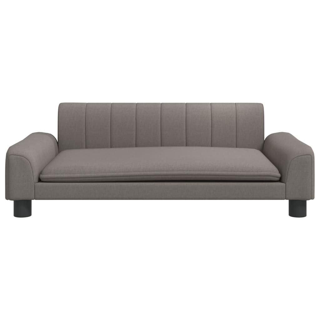 vidaXL Καναπές Παιδικός Taupe 90 x 53 x 30 εκ. από Ύφασμα