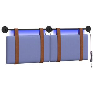 vidaXL &Kappa;&epsilon;&phi;&alpha;&lambda;ά&rho;&iota; &kappa;&rho;&epsilon;&beta;&alpha;&tau;&iota;&omicron;ύ &kappa;&rho;&epsilon;&mu;&alpha;&sigma;&tau;ό &Mu;&epsilon; &phi;&omega;&tau;&iota;&sigma;&mu;ό LED &Mu;&pi;&lambda;&epsilon; &tau;&zeta;&eta;&nu; &Alpha;&nu;&tau;ί&kappa;&alpha; PU