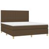 vidaXL &Kappa;&rho;&epsilon;&beta;ά&tau;&iota; Boxspring &mu;&epsilon; &Sigma;&tau;&rho;ώ&mu;&alpha; & LED &Sigma;&kappa;.&Kappa;&alpha;&phi;έ 160x200&epsilon;&kappa;. &Upsilon;&phi;&alpha;&sigma;&mu;ά&tau;&iota;&nu;&omicron;