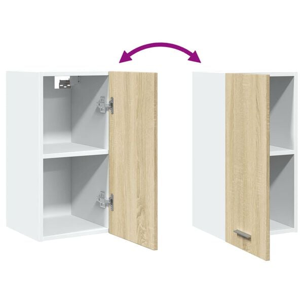 vidaXL Ντουλάπι Κρεμαστό Lyon Sonoma Δρυς 29,5x31x60εκ.