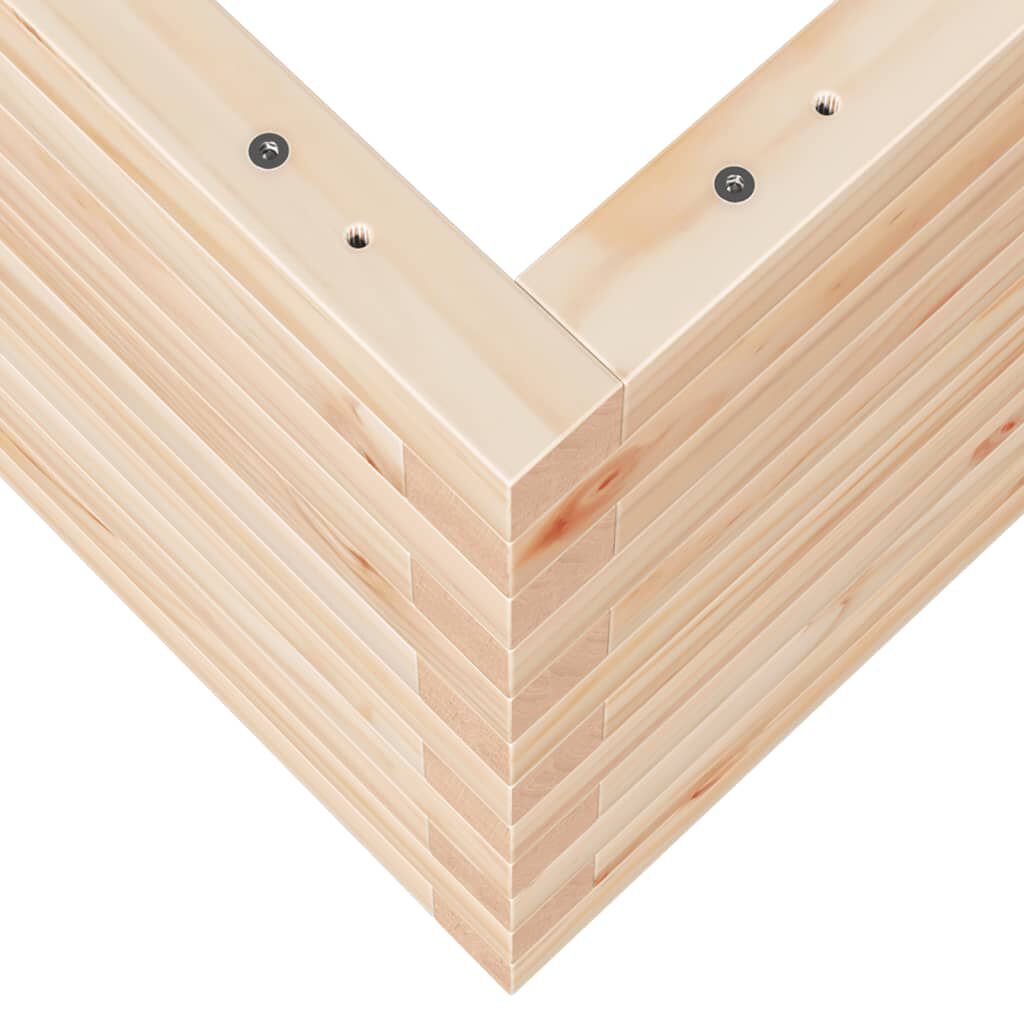 vidaXL Ζαρντινιέρα Κήπου 70x40x45,5 εκ από Μασίφ Ξύλο Πεύκου