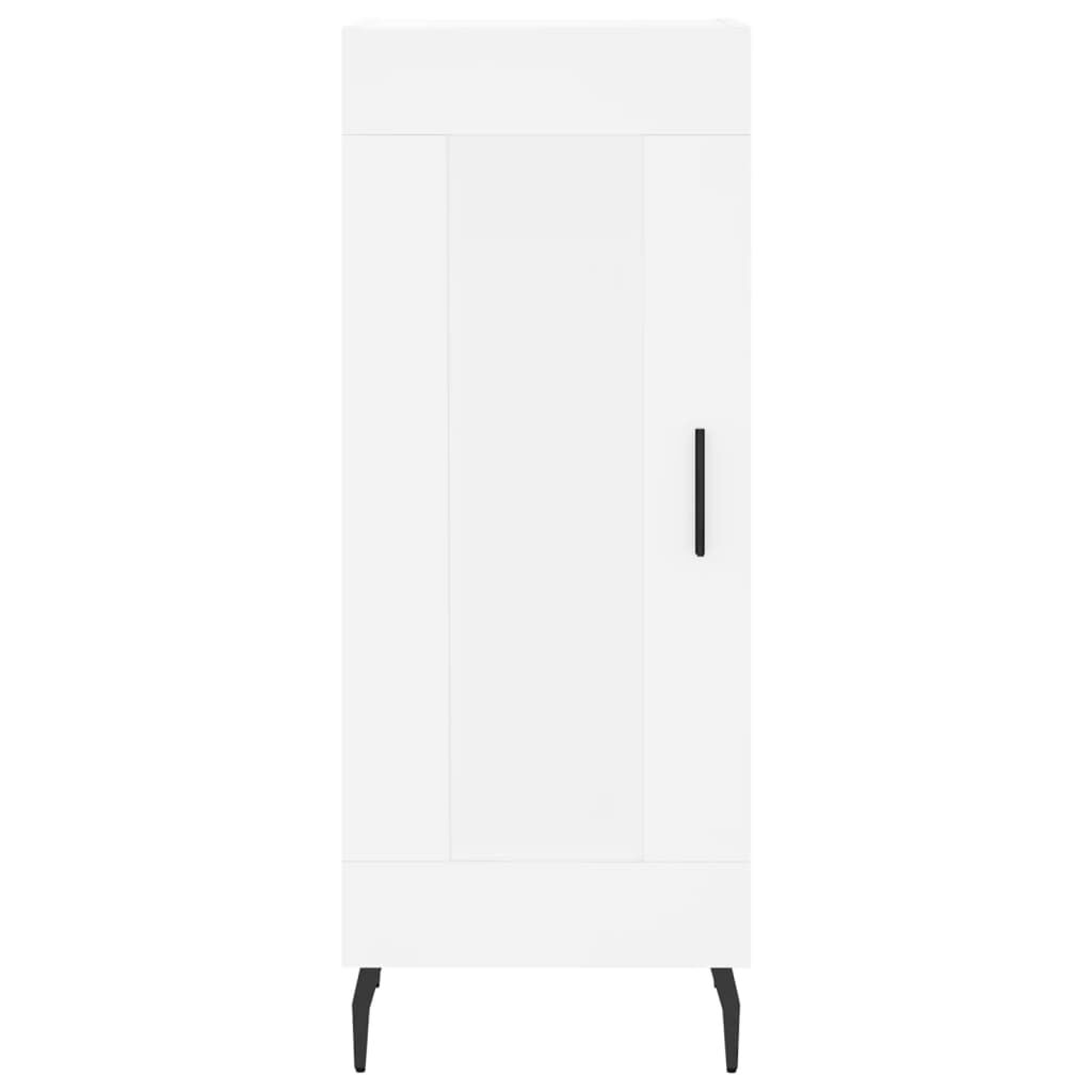 vidaXL Ντουλάπι Λευκό 34,5 x 34 x 180 εκ. από Επεξεργασμένο Ξύλο