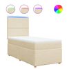 vidaXL &Kappa;&rho;&epsilon;&beta;ά&tau;&iota; Boxspring &mu;&epsilon; &Sigma;&tau;&rho;ώ&mu;&alpha; &Kappa;&rho;&epsilon;&mu; 100 x 200 &epsilon;&kappa;. &Upsilon;&phi;&alpha;&sigma;&mu;ά&tau;&iota;&nu;&omicron;
