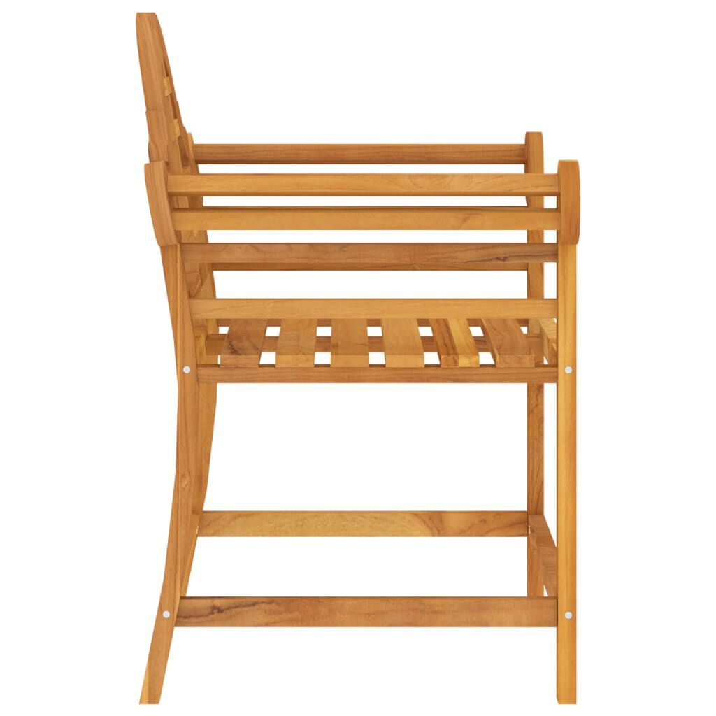 vidaXL Καρέκλα Κήπου 88 x 60 x 92 εκ. από Μασίφ Ξύλο Teak
