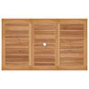 vidaXL Σέτ φαγητού για κήπο 5 pcs Φυσικό Μασίφ ξύλο teak