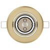 vidaXL Spotlights με προβολείς 6 pcs Ορείχαλκος 9 x 9 εκ. Μέταλλο